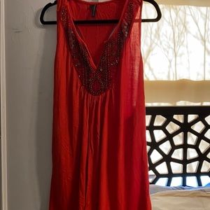 Maurices t back tank top with beaded detail sz 2X